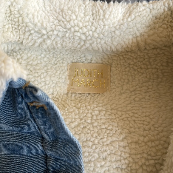Judith March howdy cowboy denim Sherpa lined jacket New! - Picture 3 of 11